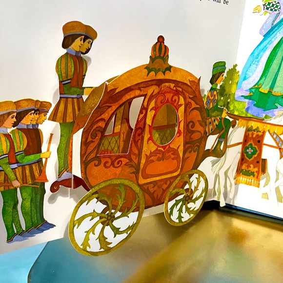 CINDERELLA VTG 90’s A TROLL POP-UP BOOK HARDCOVER A CUTE CLASSIC TALE! - Picture 2 of 16